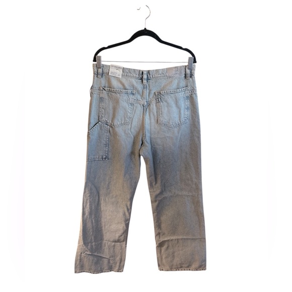 We The Free Tinsley Jeans Size 31 Light Wash Baggy High Rise Straight Leg - Picture 5 of 13